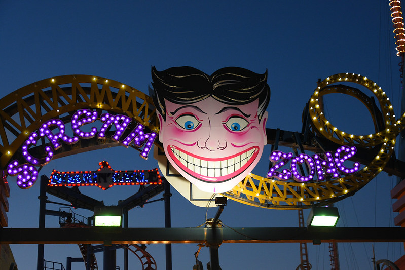 Photograph of Scream Zone carnival ride