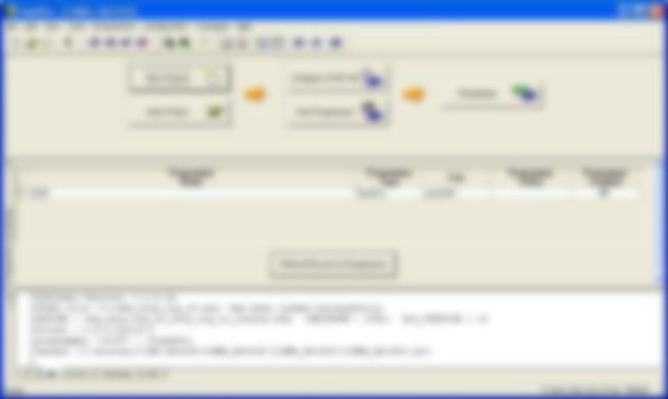 Screenshot of the FlashPro Project File window